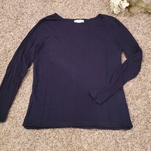 Liz Claiborne Navy Sweater